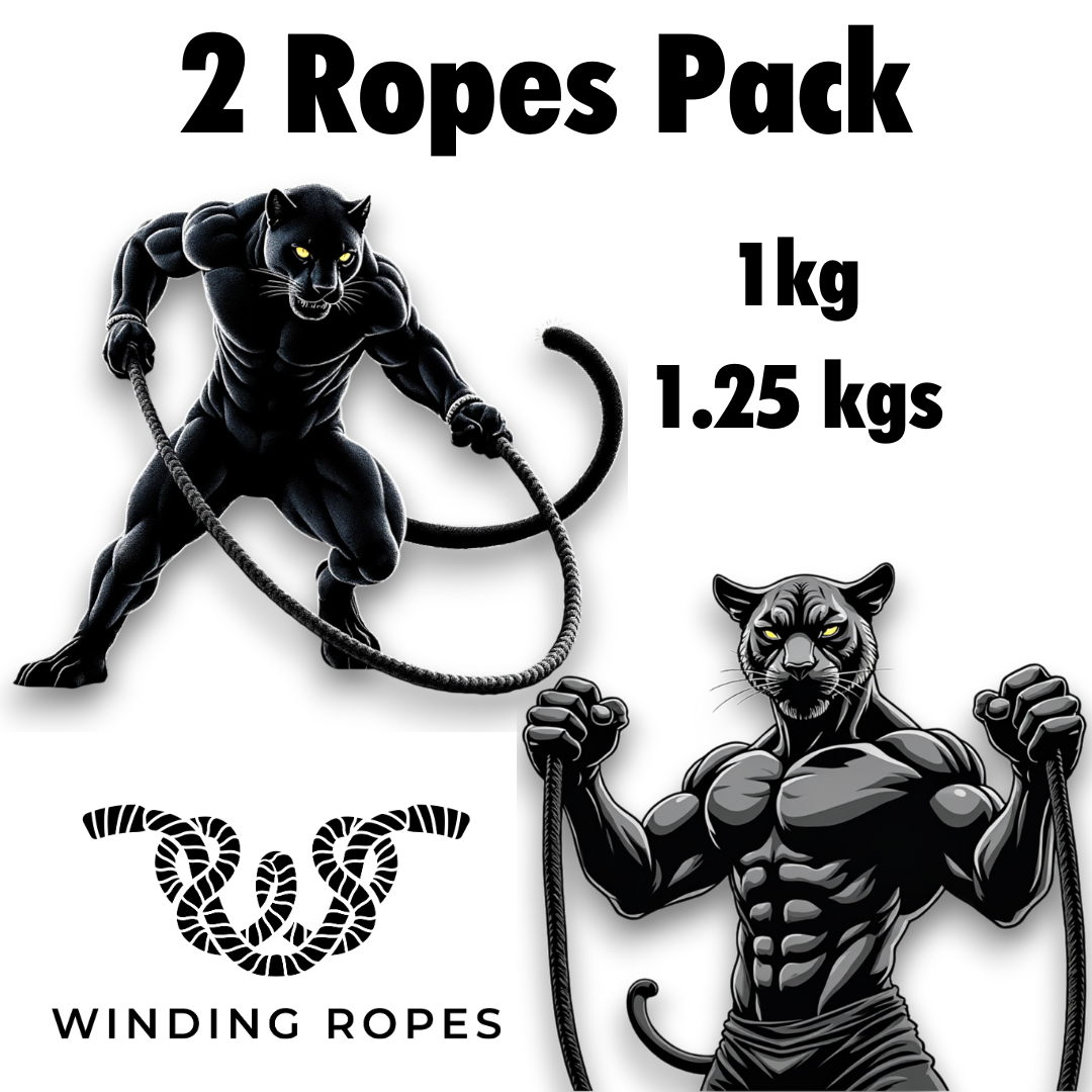 2 Heavy Ropes Pack (1 kg + 1.25 kgs) STRONGER FLOW-0